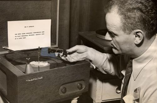 Cook Records founder Emory Cook. Photo from Ralph Rinzler Folklife Archives and Collections.