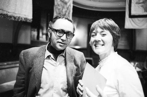 Irwin Silber and Barbara Dane, founders of Paredon Records. Photo by Diana Davies.