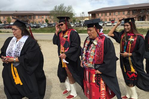 Navajo Technical University graduation