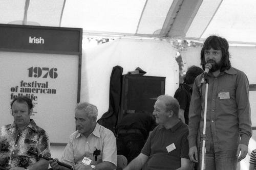 Irish musicians at the 1976 Smithsonian Folklife Festival