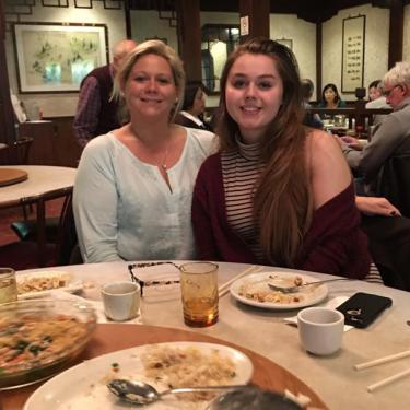 At restaurant