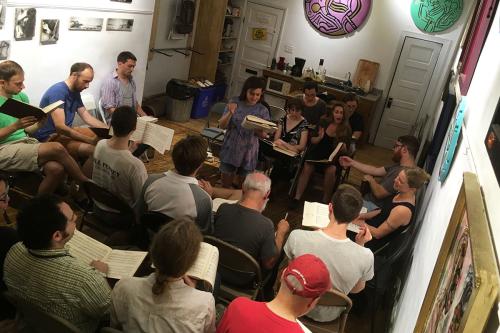 Shape note singing in Philadelphia