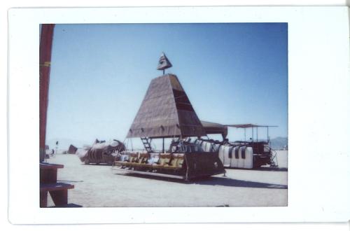 Polaroids of Burning Man 2019