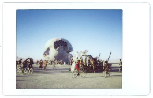 Polaroids of Burning Man 2019