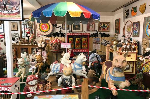 Harold Sims at the American Museum of the House Cat