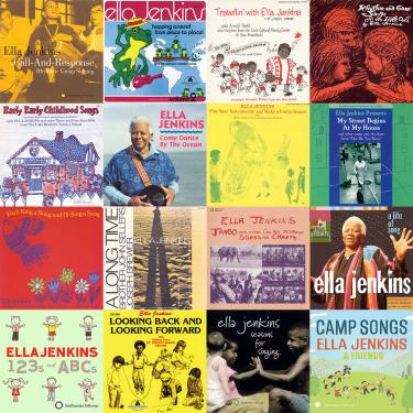 Ella Jenkins albums from Smithsonian Folkways