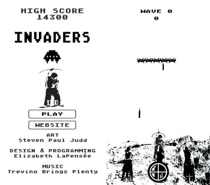 Invaders mobile game