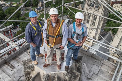 Washington National Cathedral construction