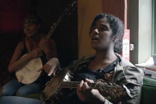 Songs of Our Native Daughters recording session at Cypress House, Louisiana