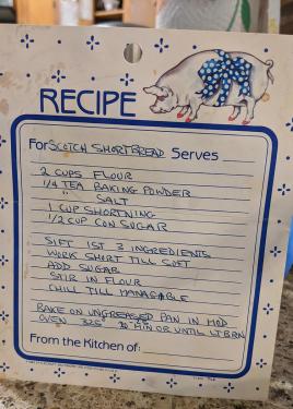 Scotch shortbread recipe