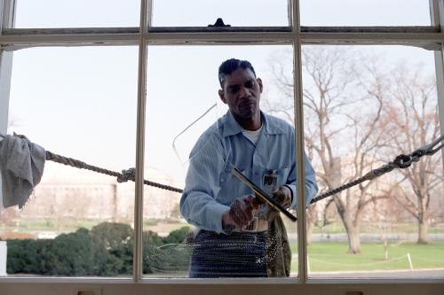 Stewart Stevens, White House window washer