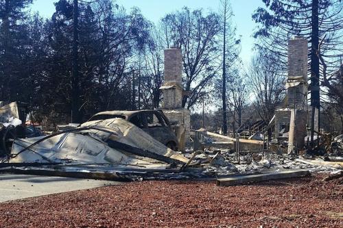 Santa Rosa after the Tubbs Fire