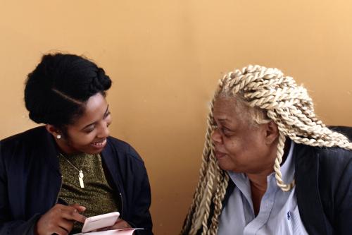 Angela Calonder and Wanda Henderson
