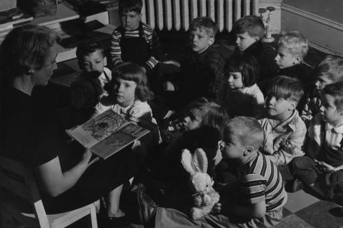 Children in classroom