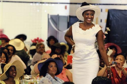 The Alfred Street Baptist Church in Alexandria, Virginia, produces an annual spring fashion show featuring millinery collections modeled by members of the congregation.