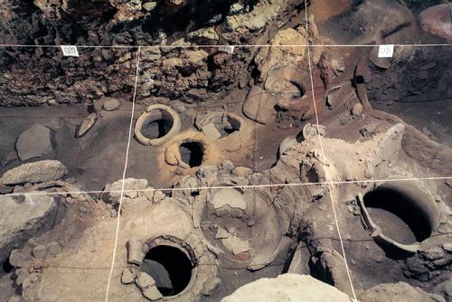 Underground in the Areni-1 Cave Complex.