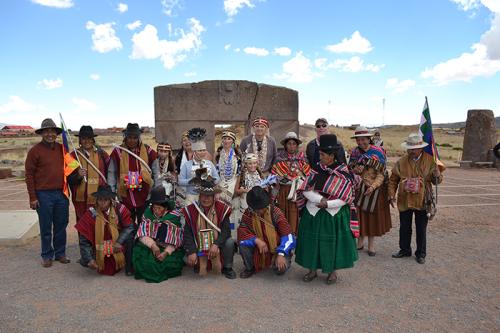 The Gate of the Sun at Tiwanaku.