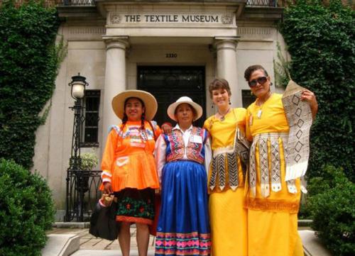 In 2011, I brought Folklife Festival participants from the Peace Corps program to participate in an event at The Textile Museum.