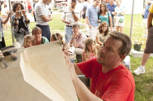 Jones&rsquo;s booth was one of the most popular at the 2009 Wales program.