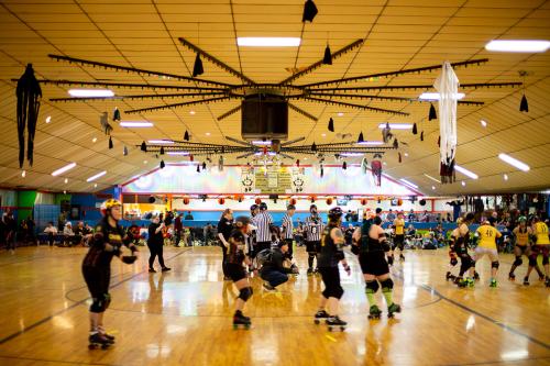 Charm City Roller Derby. Photo by Xueying Chang