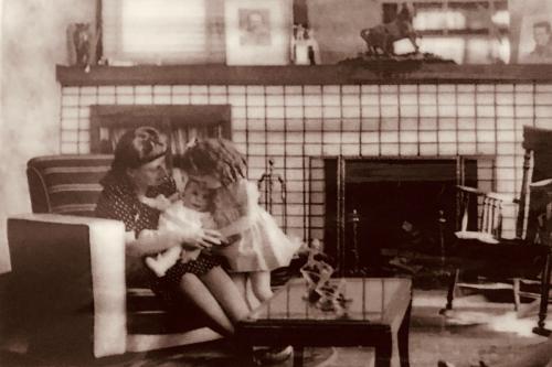 Mom, Che-She, and me when I was only months old in my grandmother’s house