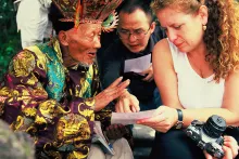 Fieldwork in China for the 2007 Smithsonian Folklife Festival. Photo by Frank Proschan, Ralph Rinzler Folklife Archives