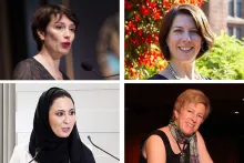 Clockwise from top left: Linda Zachrison, Aviva Rosenthal, Rachel Cooper, and Dana Al-Marashi