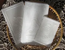 The Wigilia meal begins with everyone taking a piece of the opłatek (or large Christmas wafer). In some households, family members personally share the opłatek with each other, often accompanied by either a wish for the future or an apology for a past misdeed. Photo courtesy Wikimedia Commons