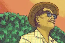 An excerpt from “Journey for Justice: The Life of Larry Itliong.” Illustration by Andre Sibayan
