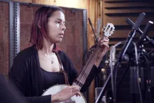 Rhiannon Giddens at Cypress House studio in Louisiana